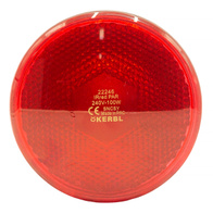 Promiennik podczerwieni POWER Heat 100 W ze szkła zbrojonego - czerwony