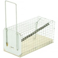 Pułapka na myszy i małe gryzonie żywołowna, z drewnianą podstawką