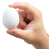 Sztuczne jajka podkładowe dla kur niosek duże - 10 sztuk