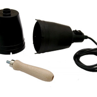 Owoskop- metalowa lampa do prześwietlania jaj