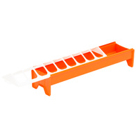 Karmnik korytkowy dla drobiu podłużny plastikowy 50 cm