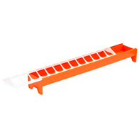 Karmnik korytkowy dla drobiu podłużny plastikowy 75 cm