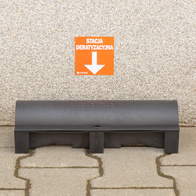 Naklejka na ścianę karmnik deratyzacyjny