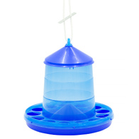 Karmidło dla piskląt i przepiórek przezroczyste z podwieszeniem 2 kg