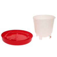 Poidło startowe odwracalne dla piskląt 1,5l z uchwytem