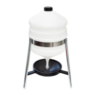 Poidło stojakowe dla drobiu zasobnik plastikowy 30l