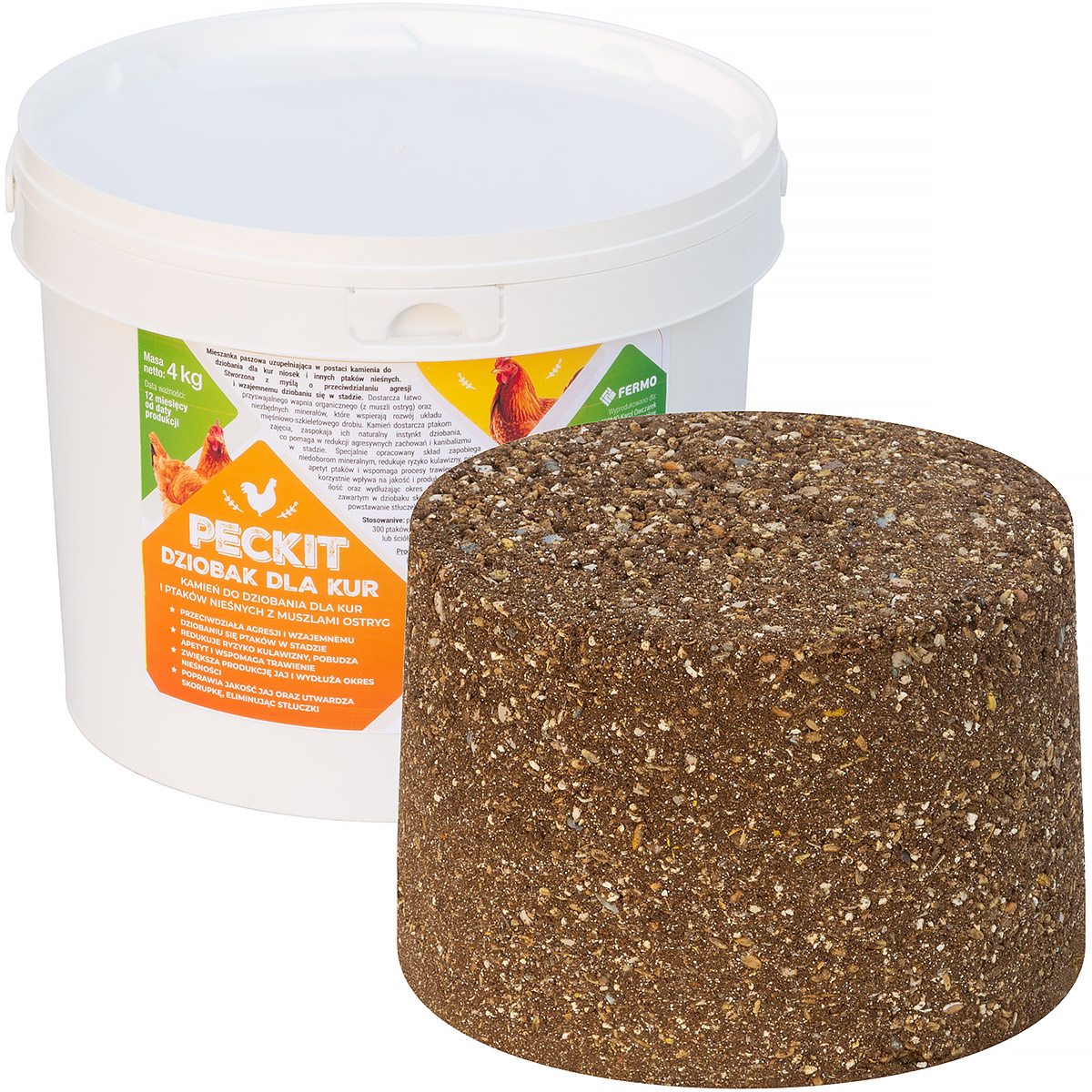 Dziobak dla kur Peckit 4 kg