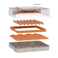 Inkubator do jaj automat z pompą wilgotności, regulowaną tacą OVOstart 56