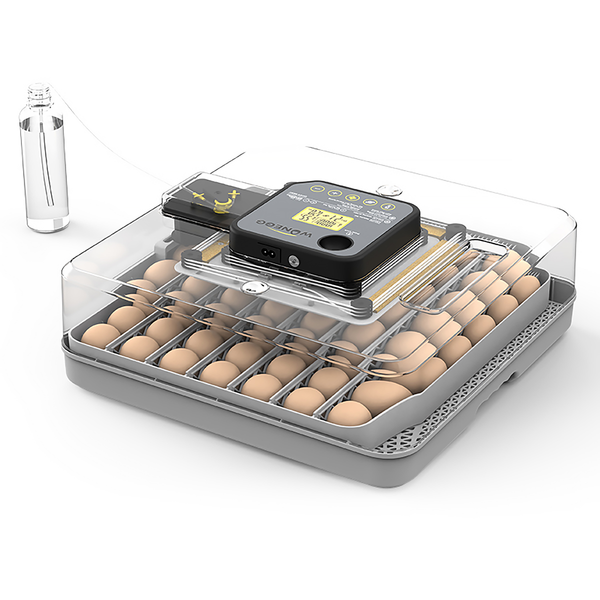 Automatyczny obrót jaj inkubator OVOstart 48 z pompą wilgotności i panelem sterowania