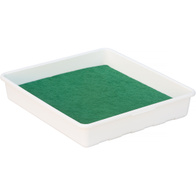 Mata do dezynfekcji obuwia w kuwecie do kurnika