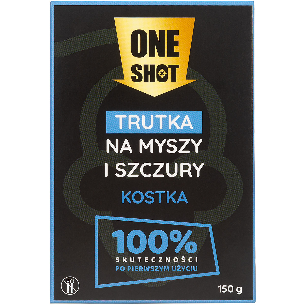 ONE SHOT 150 g trucizna na myszy i szczury w kostce 