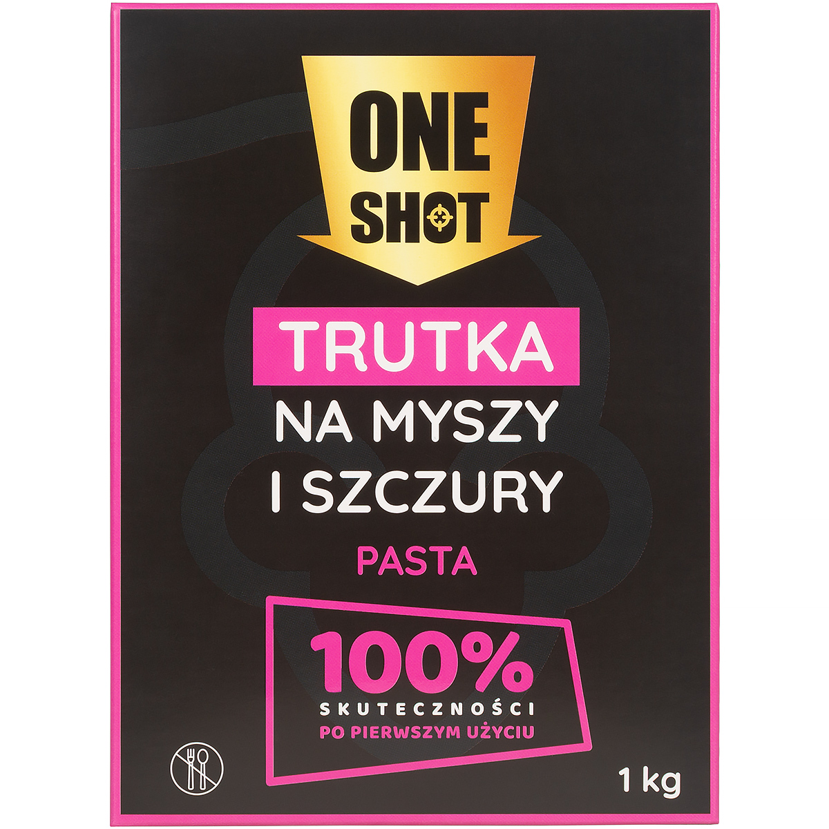 ONE SHOT 1 kg trucizna w paście na myszy i szczury 