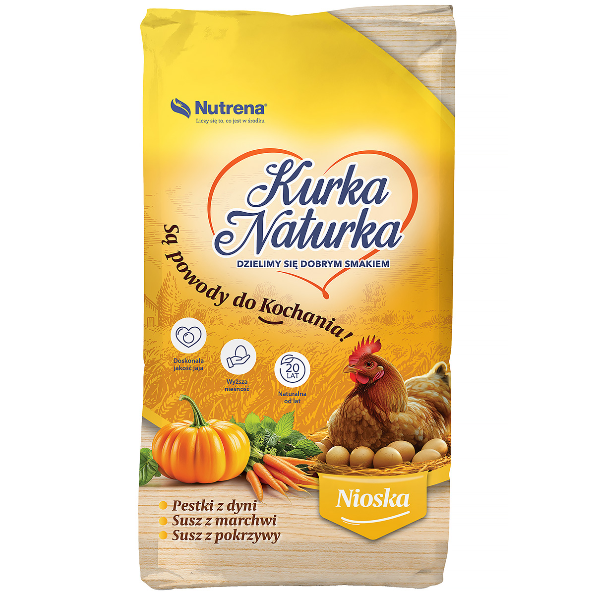 Pasza dla kur niosek KURKA NATURKA Nioska sypka 25 kg