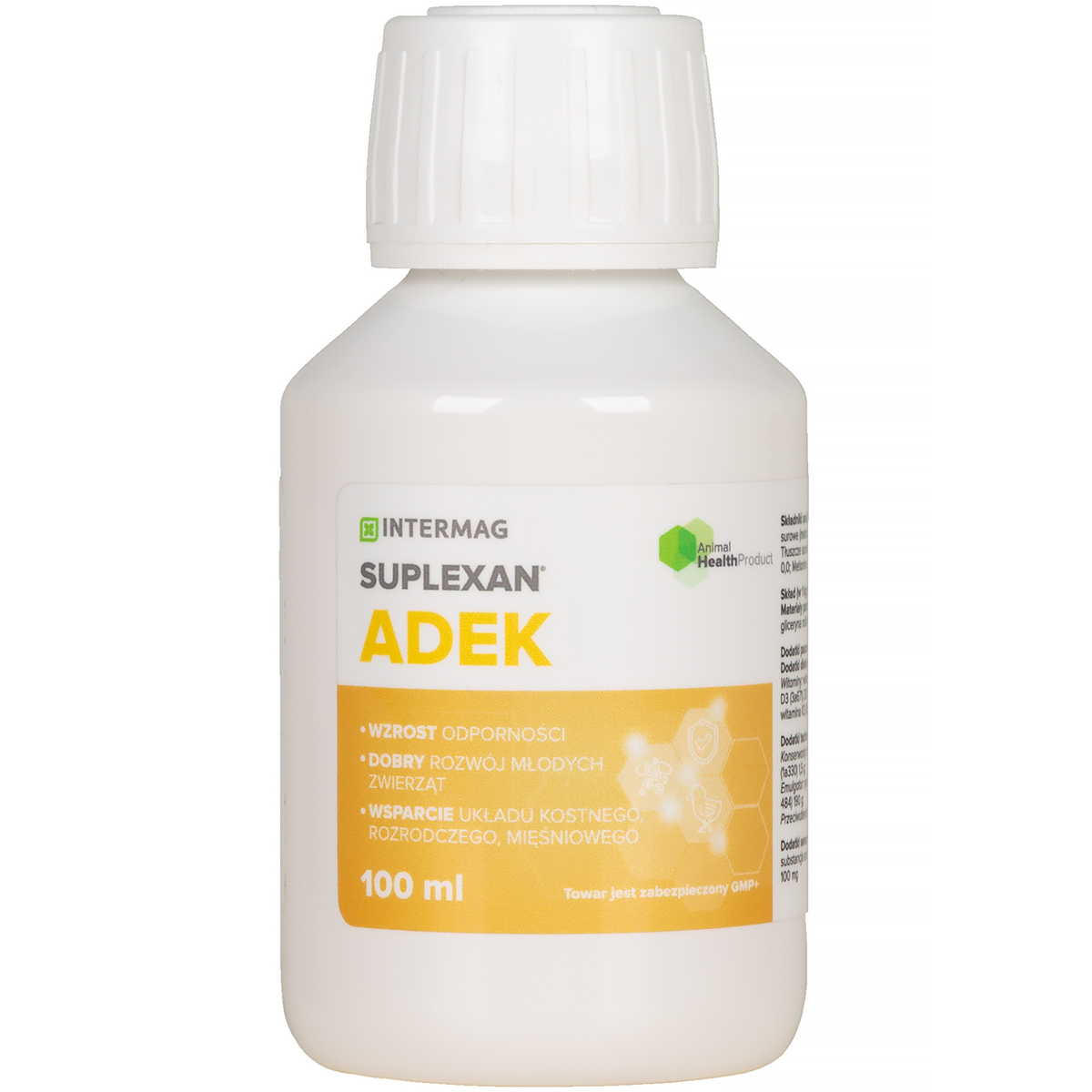 Suplexan ADEK Premium witaminy dla młodych kur przeciw krzywiźnie 100 ml