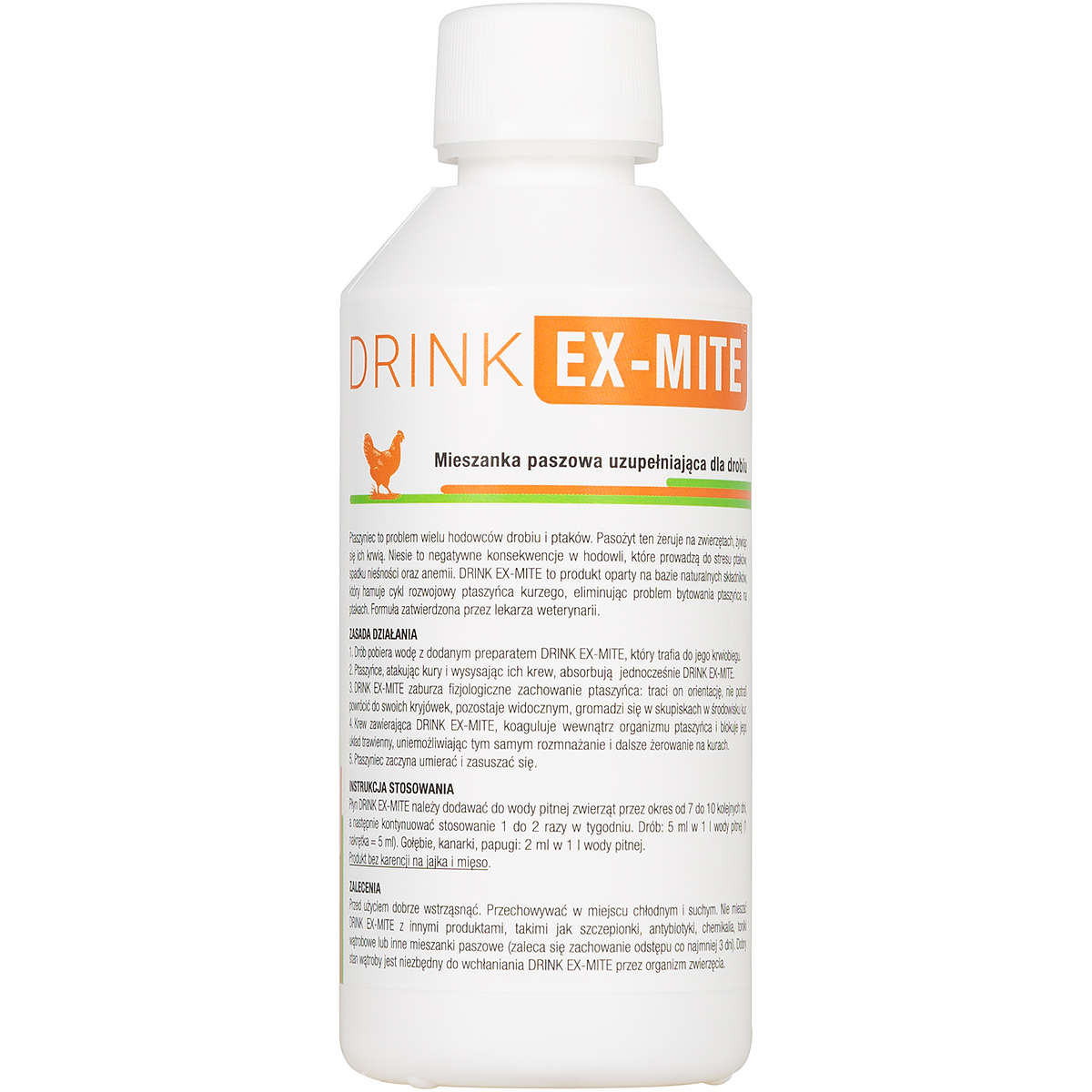 DRINK EX-MITE 250 ml preparat do zwalczania ptaszyńca kurzego